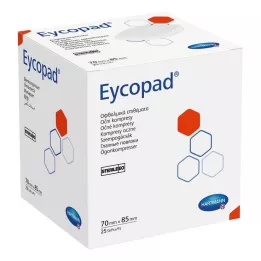 EYCOPAD Göz kompresleri 70x85 mm steril, 25 adet