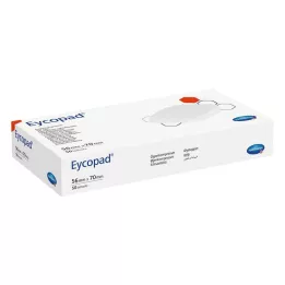 EYCOPAD Göz kompresleri 56x70 mm steril olmayan, 50 adet
