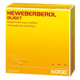 HEWEBERBEROL enjeksiyon ampulleri, 100 adet