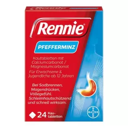 RENNIE Çiğnenebilir tabletler, 24 adet