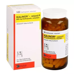 KALINOR retard P 600 mg sert kapsül, 100 adet