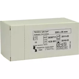 AMBIX Safe-Can Portpunkt.Kan.22 Gx25 mm düz, 10 adet