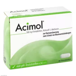 ACIMOL pH test şeritleri ile film kaplı tabletler, 48 adet