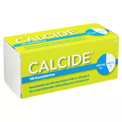 CALCIDE Çiğnenebilir tabletler, 100 adet