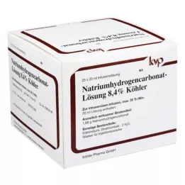 NATRIUMHYDROGENCARBONAT-Çözelti %8,4 Köhler, 25X20 ml