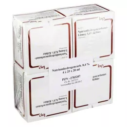 NATRIUMHYDROGENCARBONAT-Çözelti %8,4 Köhler, 100X20 ml