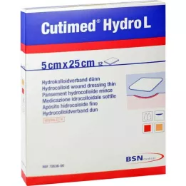 CUTIMED Hydro L Hidrokolloid Bandaj ince 5x25 cm, 12 adet