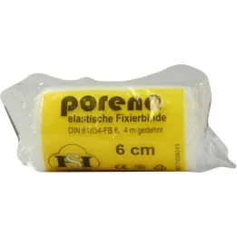 Porena elastik gazlı bez bandajı 6cm çello beyaz, 1 adet