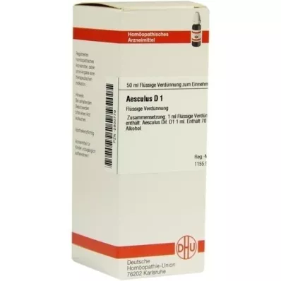 AESCULUS D 1 seyreltme, 50 ml AESCULUS D 1 seyreltme, 50 ml