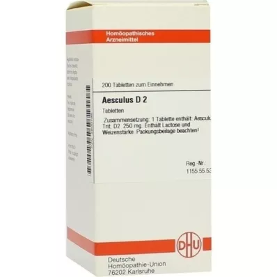 AESCULUS D 2 tablet, 200 adet