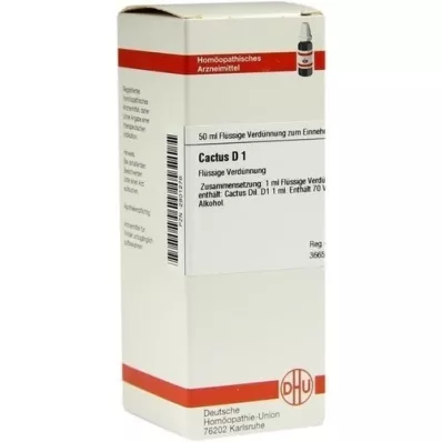 CACTUS D 1 seyreltme, 50 ml CACTUS D 1 seyreltme, 50 ml