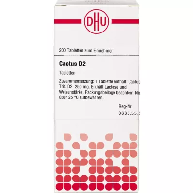 CACTUS D 2 tablet, 200 adet CACTUS D 2 tablet, 200 adet