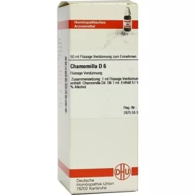 CHAMOMILLA D 6 Seyreltme, 50 ml CHAMOMILLA D 6 Seyreltme, 50 ml