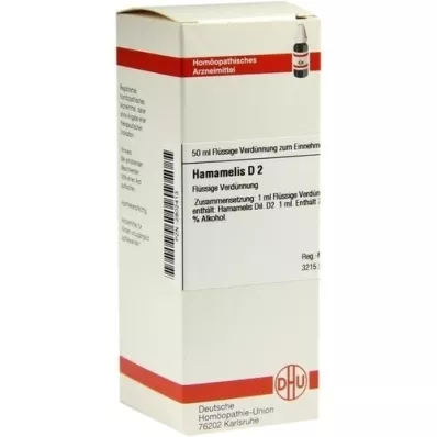 HAMAMELIS D 2 Seyreltme, 50 ml HAMAMELIS D 2 Seyreltme, 50 ml
