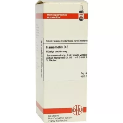 HAMAMELIS D 3 Seyreltme, 50 ml