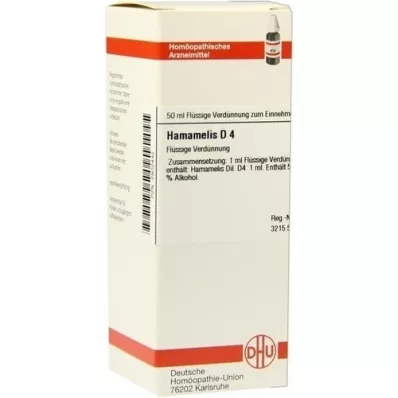 HAMAMELIS D 4 seyreltme, 50 ml HAMAMELIS D 4 seyreltme, 50 ml