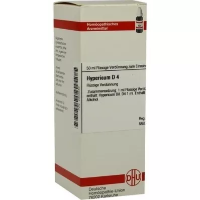 HYPERICUM D 4 seyreltme, 50 ml