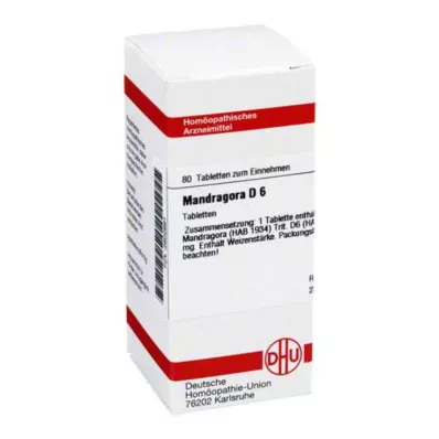 MANDRAGORA D 6 tablet, 80 adet MANDRAGORA D 6 tablet, 80 adet