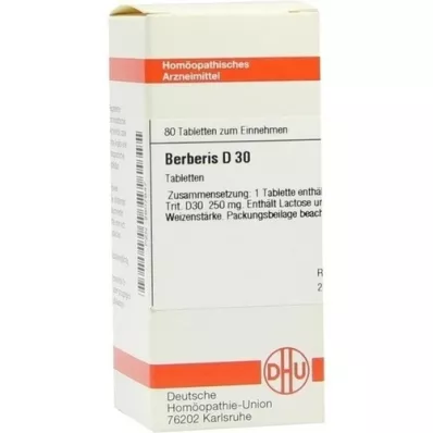 BERBERIS D 30 tablet, 80 adet BERBERIS D 30 tablet, 80 adet