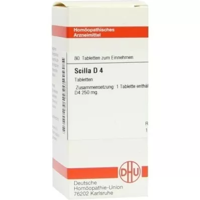 SCILLA D 4 tablet, 80 adet SCILLA D 4 tablet, 80 adet