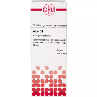 ALOE D 4 seyreltme, 50 ml ALOE D 4 seyreltme, 50 ml