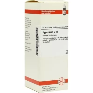 HYPERICUM D 12 Seyreltme, 50 ml HYPERICUM D 12 Seyreltme, 50 ml