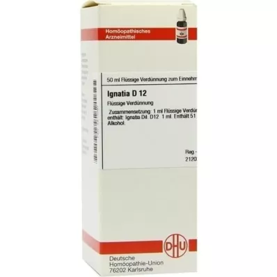 IGNATIA D 12 Seyreltme, 50 ml IGNATIA D 12 Seyreltme, 50 ml