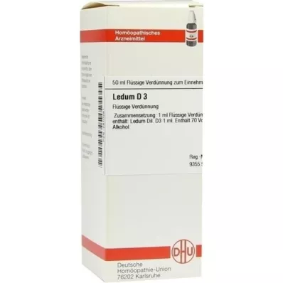 LEDUM D 3 Seyreltme, 50 ml LEDUM D 3 Seyreltme, 50 ml