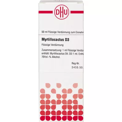 MYRTILLOCACTUS D 3 Seyreltme, 50 ml
