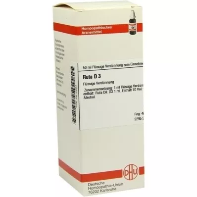 RUTA D 3 Seyreltme, 50 ml