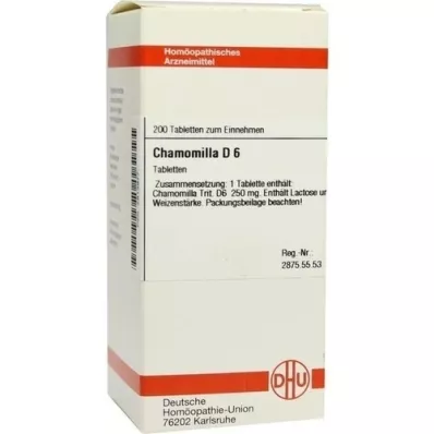 CHAMOMILLA D 6 tablet, 200 adet CHAMOMILLA D 6 tablet, 200 adet
