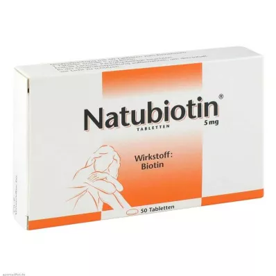 NATUBIOTIN Tabletler, 50 adet