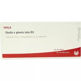 OXALIS E planta toplam D 3 ampul, 10X1 ml