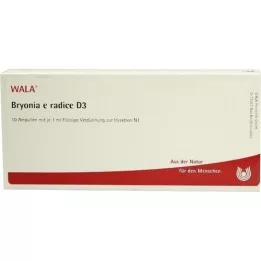 BRYONIA E radice D 3 ampul, 10X1 ml