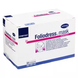 FOLIODRESS Maske Comfort Perfect Yeşil OP-Maskeler, 50 adet