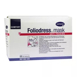 FOLIODRESS maske Comf.anti buğulanma tipi II OP-M.yeşil, 50 adet