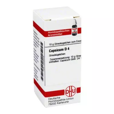 CAPSICUM D 4 Globuli, 10 gr