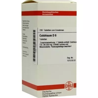 COLCHICUM D 6 tablet, 200 adet COLCHICUM D 6 tablet, 200 adet
