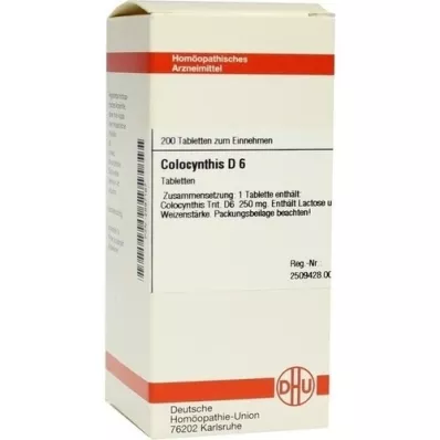 COLOCYNTHIS D 6 tablet, 200 adet COLOCYNTHIS D 6 tablet, 200 adet
