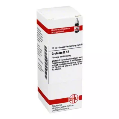 CROTALUS D 12 Seyreltme, 20 ml