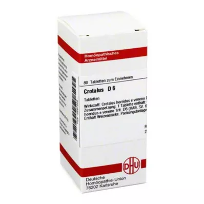 CROTALUS D 6 tablet, 80 adet CROTALUS D 6 tablet, 80 adet
