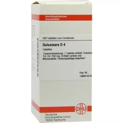 DULCAMARA D 4 tablet, 200 adet