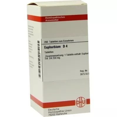 EUPHORBIUM D 4 tablet, 200 adet