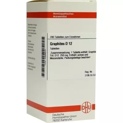 GRAPHITES D 12 tablet, 200 adet GRAPHITES D 12 tablet, 200 adet