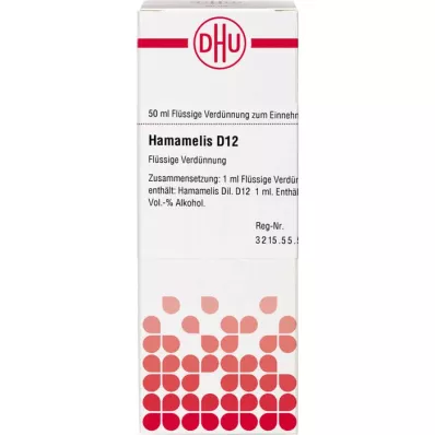 HAMAMELIS D 12 Seyreltme, 50 ml HAMAMELIS D 12 Seyreltme, 50 ml