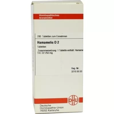 HAMAMELIS D 2 tablet, 200 adet