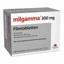 MILGAMMA 300 mg film kaplı tabletler, 60 adet