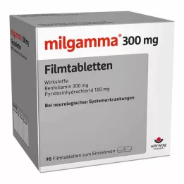 MILGAMMA 300 mg film kaplı tabletler, 90 adet