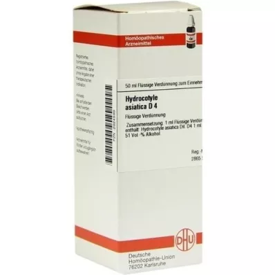 HYDROCOTYLE asiatica D 4 Seyreltme, 50 ml HYDROCOTYLE asiatica D 4 Seyreltme, 50 ml