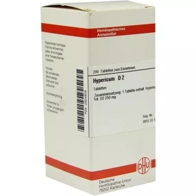HYPERICUM D 2 tablet, 200 adet HYPERICUM D 2 tablet, 200 adet